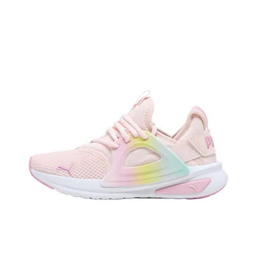 Enzo X PUMA Softride Enzo Evo Low Топ Kids Lifestyle Shoes Pink Teenagers