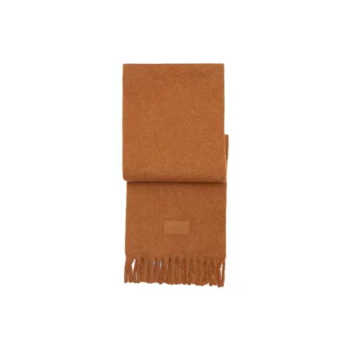 COACH Альпака Вязаные Шарфы Унисекс Оранжевый