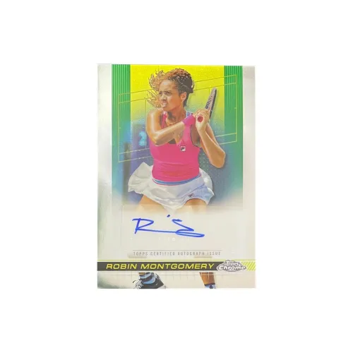 Topps 2024 Chrome Теннис Montgomery Фирменный Теннис Звезда Карта Карта Товар пройдет Спортивные карты 1 шт