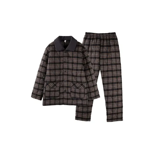 Qin Jing Серый Мужской Пижамный Комплект