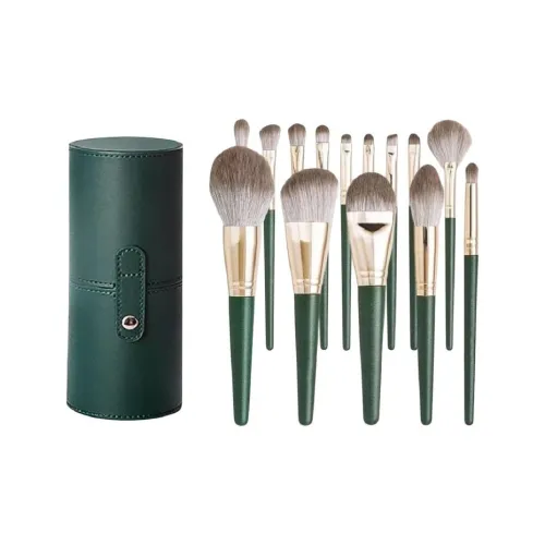 MUFY Зеленый Cloud Кисти для макияжа Контуринг Мягкие 14 шт