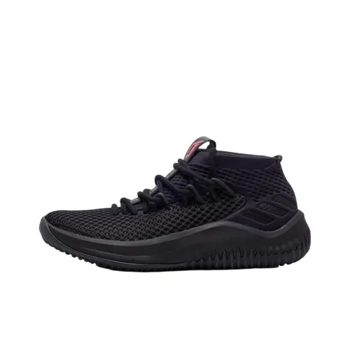 Adidas D Lillard 4 Slip-resistant Abrasion-resistant MID Баскетбольные кроссовки Unisex Черный