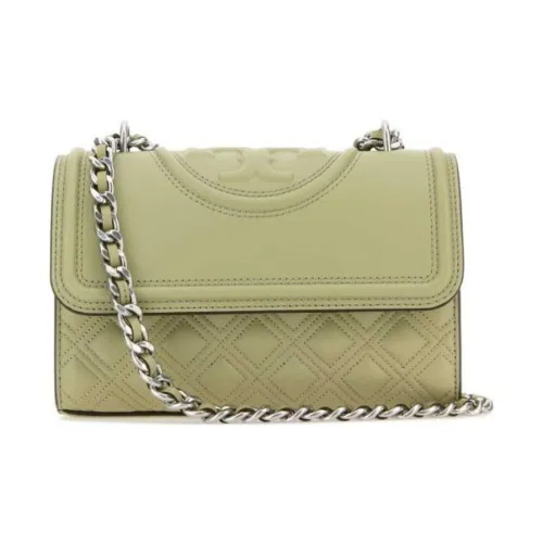 TORY BURCH Fleming Кожа Сумка через плечо Сумка на плечо Маленькая Женская Оливково-зеленая