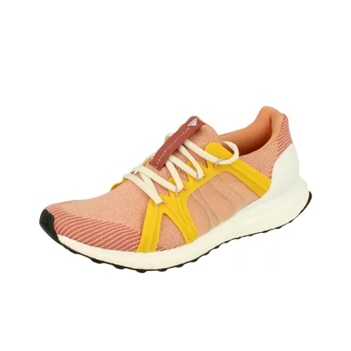 Adidas Stella McCartney Slip-resistant Abrasion-resistant Low Top Беговые кроссовки Женские Бежево-желтые