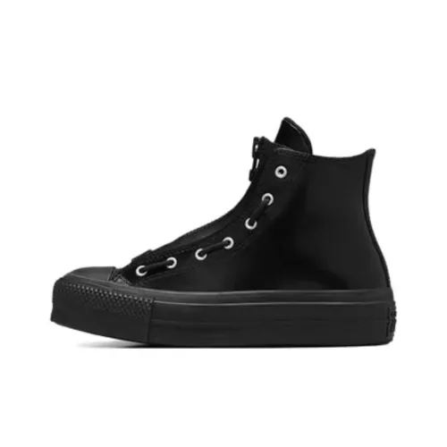 Converse Chuck Taylor All Star Slip Resistant Abrasion Resistant High Топ Скейтбординг Кроссовки Женские Черные