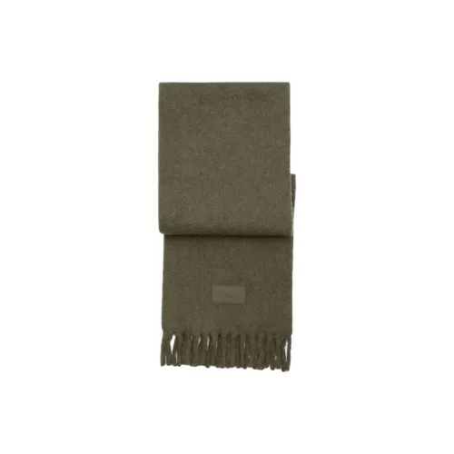 COACH Альпака Вязаные Шарфы Унисекс Оливково-зеленый