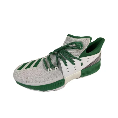 Adidas D Lillard 3 Slip-resistant Abrasion-resistant Low-top Баскетбольные кроссовки Мужские Серый Зеленый