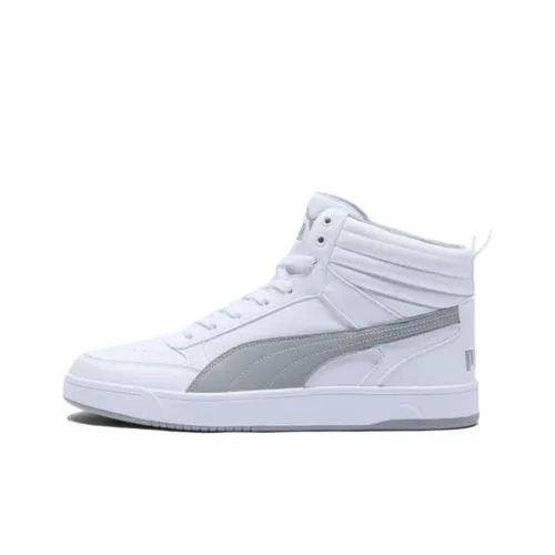 PUMA DRIBBLE MID Топ Скейтборд Кроссовки Унисекс Белый Серый