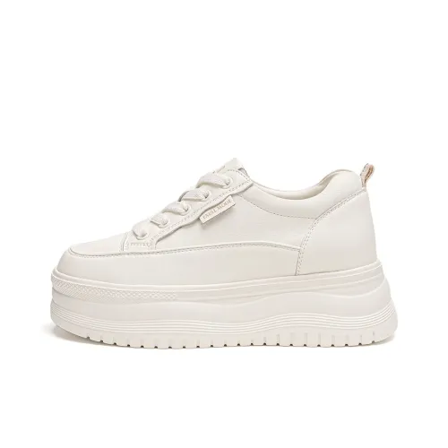 EXULL Q Низкий Топ Casual Женский Бежевый