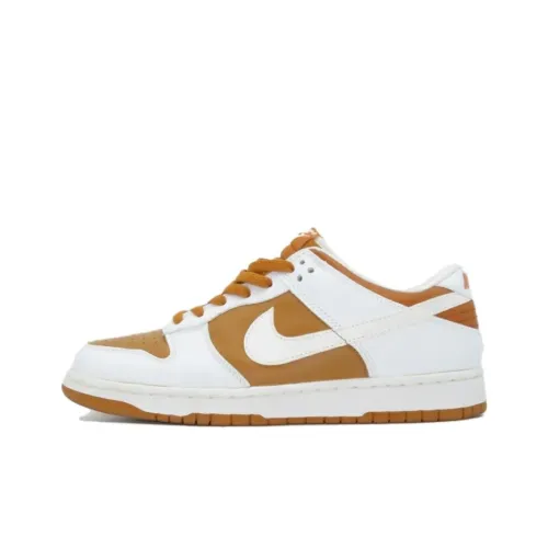 Nike Dunk Slip-Resistant Abrasion-Resistant Low Top Скейтборд Кроссовки Мужские Белый Коричневый