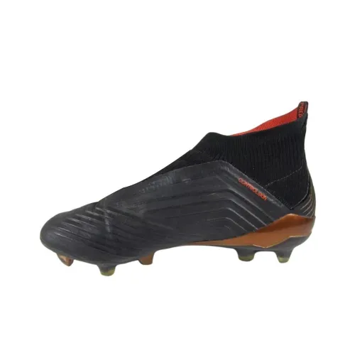 Adidas Predator 18+ Slip-resistant Abrasion-resistant Football Cleats Men's Black Адидас Predator 18+ Противоскользящие Устойчивые к истиранию Футбольные бутсы Мужские Черные