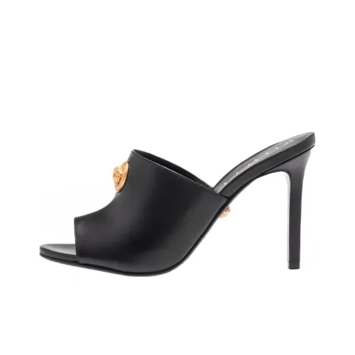 VERSACE Слипоны Женские Черные