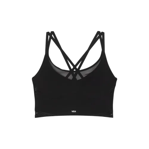 Victoria's Secret VSX ELEVATE Утонченный Контуры Longline Бюстгальтер Черный Бюстгальтер Женский Черный