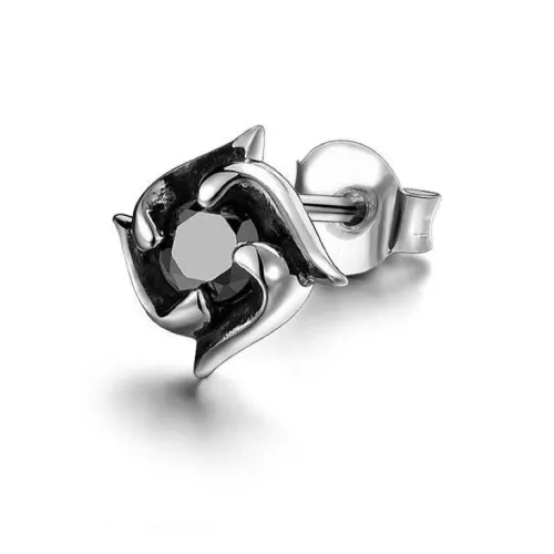 GUDUD Титановые и стальные серьги-гвоздики для мужчин