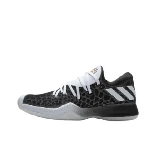 Adidas Harden B E Slip-resistant Abrasion-resistant Low-top Basketball Shoes Unisex Black White Adidas Harden B E Противоскользящие Устойчивые к истиранию Низкие Баскетбольные Кроссовки Унисекс Черный Белый