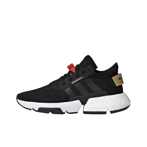 Adidas Originals POD S3,1 противоскользящие устойчивые к истиранию низкий топ детские повседневные кроссовки черный подростки