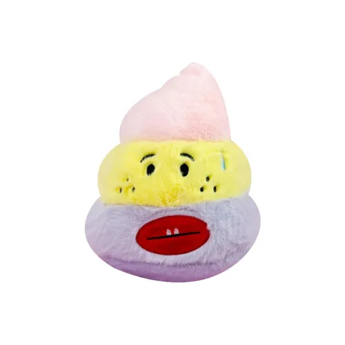 HARINDAS Ugly Милый Кривые Зубы Trick Колбасный Рот Легко Какает Куклы Плюшевый Брелок 25 см Высота