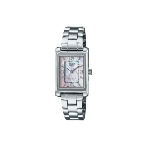 CASIO Кварцевый Movement Женские Standard Series Часы 32мм*21мм*7,4мм Жемчужная раковина Цвет