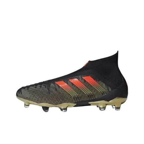 Adidas Predator 18+ Slip-Resistant Abrasion-Resistant Футбольные бутсы Мужские Зеленые Черные