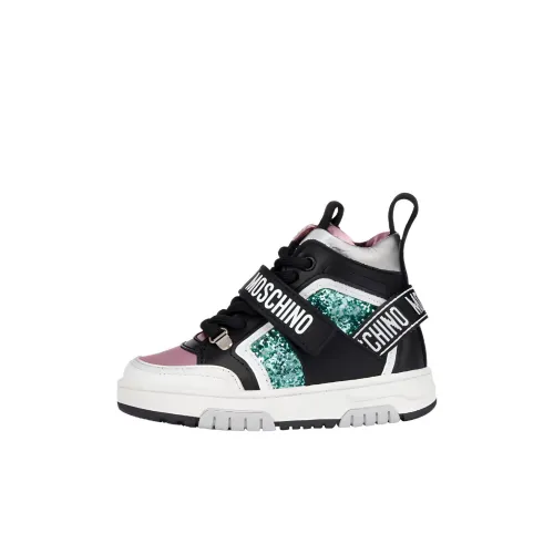 MOSCHINO Высокий Топ Детские Скейтбординги Черный Детский