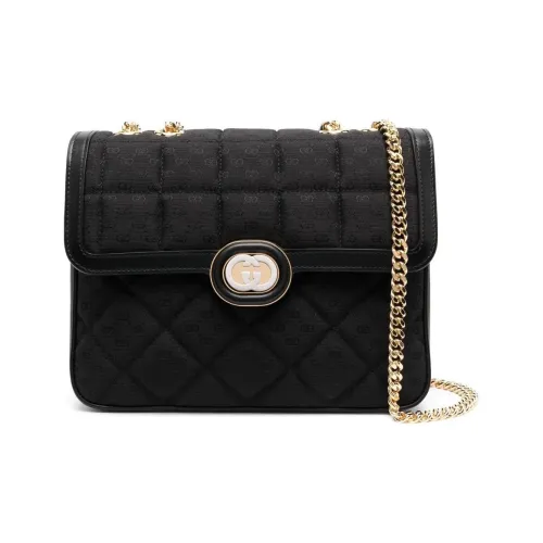 GUCCI Жаккард Сумка через плечо маленькая сумка женская черная