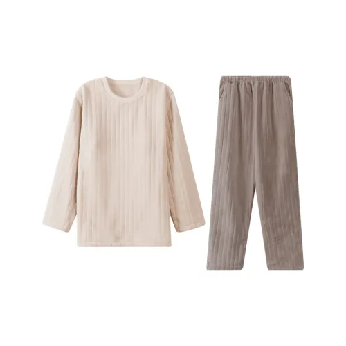 UAVAE ZJ FDQ55680B Абрикос Мужской Пижамные комплекты