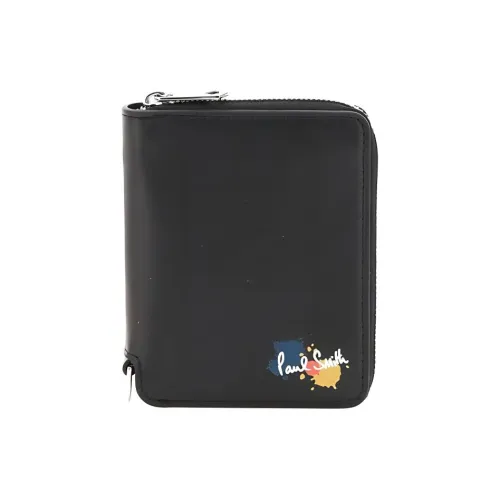 Paul Smith Leather Wallet Men's Black