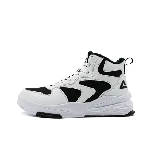 PEAK Термический противоскользящий высокий топ кэжуал для женщин белый черный