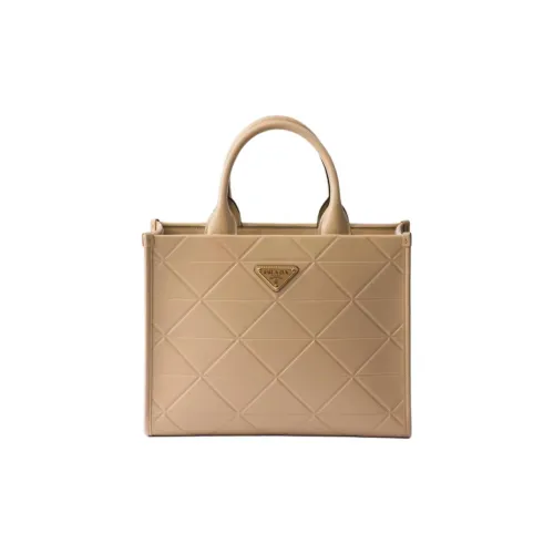 PRADA Symbole Кожа Сумка через плечо Сумка Средний Женская Песочно-бежевая