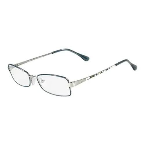 EMILIO PUCCI Металл Прямоугольные Оправы для очков Женские Серебряные