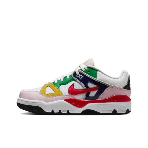 Nigo Collaboration x Nike Air FORCE 3 Slip-on Устойчивый к истиранию Дышащий Скейтбординг Низкий Топ Мужской Белый