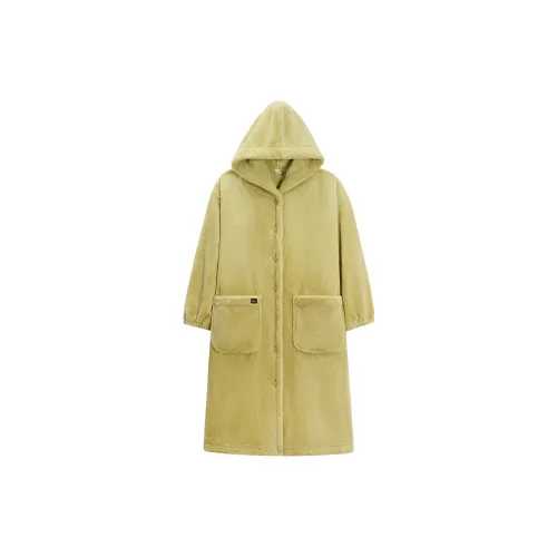 Sha Qian Сон Халат Женские Лаймово-зеленый