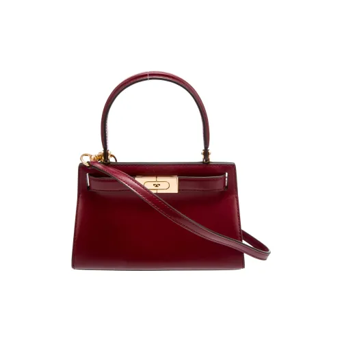 TORY BURCH Lee Radziwill Коровья кожа Сумка через плечо Сумка Мини Женская Бургунди