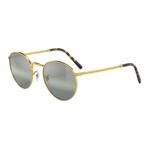 RayBan Crystal Round Sunglasses Women's Gold