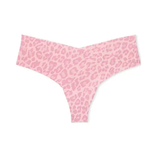 Victoria's Secret No Show Стринг Panty Розовый Классический Leo Нижнее белье Женское 1 упаковка Розовый