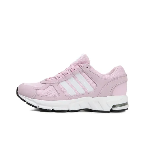 Adidas Equipment 10 Противоскользящие Устойчивые к истиранию MID Топ Беговые кроссовки Женские Розовый