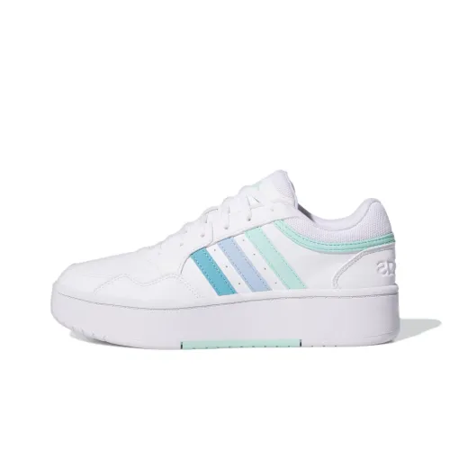 Adidas Hoops 3,0 Slip-Resistant Abrasion-Resistant Low-Top Скейтборд Кроссовки Женские Белые