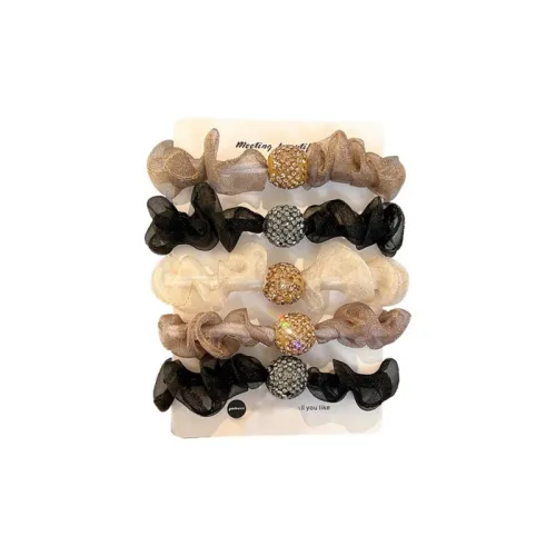 HANYUDIE Марля Резинки-спирали для волос Женские