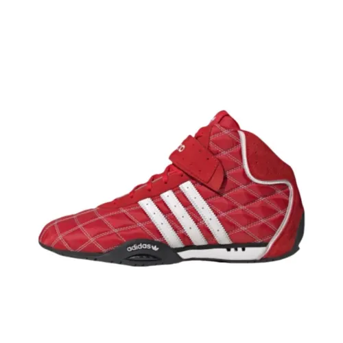 Adidas Originals Slip Resistant Abrasion Resistant High Топ Кроссовки для тренировок Унисекс Красный