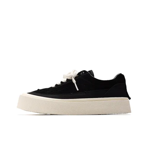 Кроссовки для скейтбординга Fang Sanhuo Low Top Черные Мужские