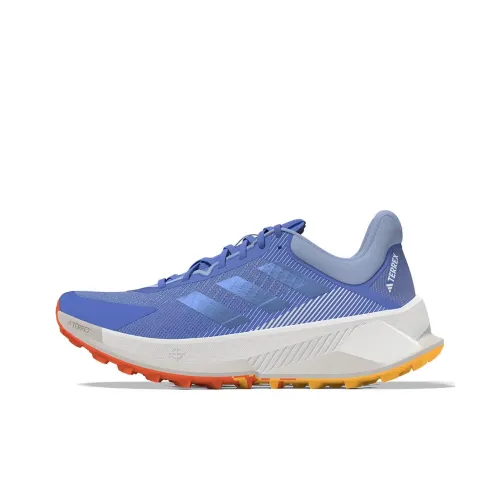 adidas Terrex Soulstride Slip Resistant Abrasion Resistant Низкий Топ Беговые кроссовки Мужской Синий