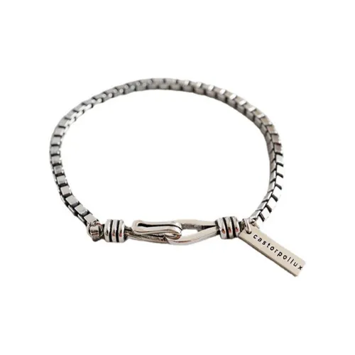TUTAE Сплав Браслеты Мужской Серебряный