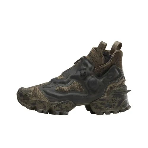 UNIVERSAL Monsters x Reebok Instapump Fury MID Топ Беговые кроссовки Унисекс Зеленый Черный