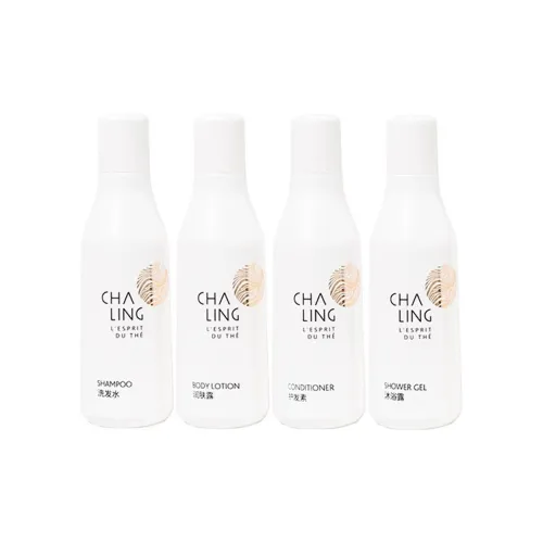 CHALING Чай Sample Наборы для ухода Чистка Шампунь 50 мл + Увлажняющий Лосьон 50 мл + Кондиционер для Волос 50 мл + Гель для Душа 50 мл