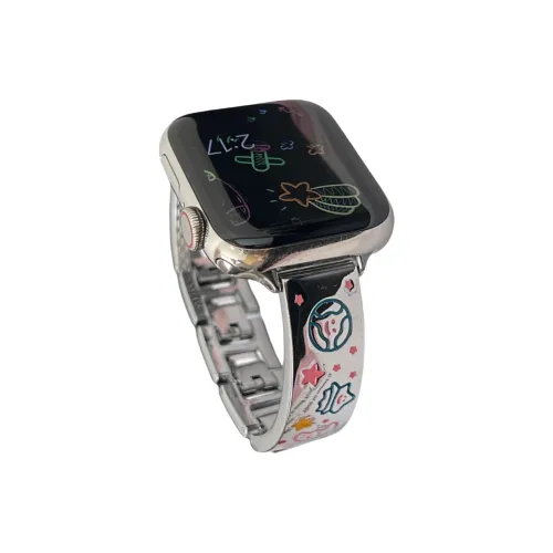 ZHUOJI Watch Полоска Apple Совместимость 38 40 41 42 44 46 45 49 мм Металл