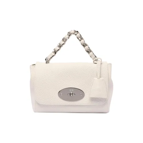 Mulberry Lily Телячья кожа Сумка через плечо Сумка через плечо Женская Белая