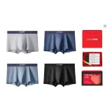 Чёрный + Серый + Светло-синий + Королевский синий [5A Grade Антибактериальный 60S Модал]