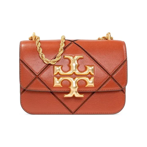 TORY BURCH ELEANOR Кожа Сумка через плечо Маленькая Женская Богатая Апельсин Гаванский Красный