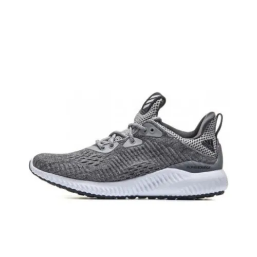 Adidas AlphaBounce Slip-resistant Abrasion-resistant Low Top Casual Running Shoes Women's Gray Adidas AlphaBounce Противоскользящие Устойчивые к истиранию Низкий Топ Повседневные Беговые Кроссовки Женские Серый