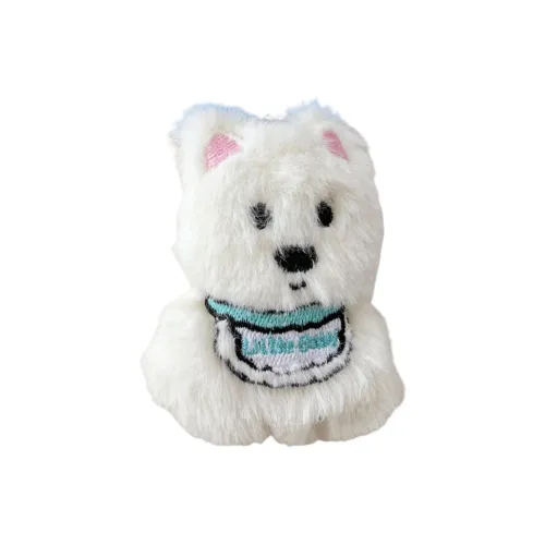 LISA Cute Bib Plush Puppy Doll Plush Pendant 7cm 10cm Recommended Height